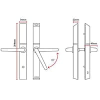 Aspen Luxe Digital Slimline Door Lock Aspen Luxe Digital Slimline Door Lock