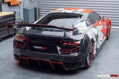 2016–2023 Audi R8 GEN2 & GEN3 Coupe IMPII Style Carbon Fiber Trunk Wing | Performance Aero Upgrade