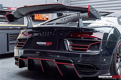 Audi R8 GEN2 V10 PLUS Coupe IMPII Carbon Fiber Trunk Wing w/ Base | OEM-Fit Spoiler Upgrade Audi R8 GEN2 V10 PLUS Coupe IMPII Carbon Fiber Trunk Wing w/ Base | OEM-Fit Spoiler Upgrade