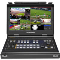 AVMATRIX Portable 6-Ch SDI/HDMI Multi-Format Streaming Switcher with 13.3" Display AVMATRIX Portable 6-Ch SDI/HDMI Multi-Format Streaming Switcher with 13.3" Display