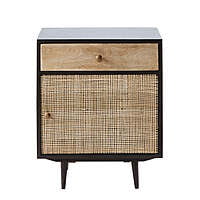 Evo Rattan Bedside Table