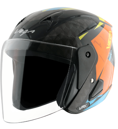 VEGA LARK TWIST DULL BLACK ORANGE C/V (L)