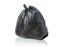 High Density Trash Can Liner 40" x 48" 22 Micron, Black - 150/Case
