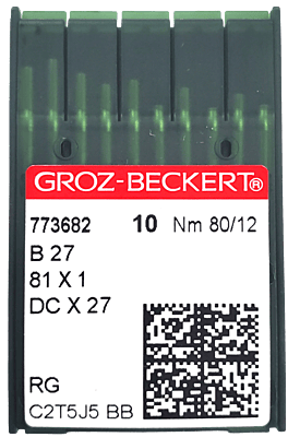 GROZ BECKERT NEEDLE SYSTEM B27 GROZ BECKERT NEEDLE SYSTEM B27
