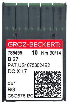 GROZ BECKERT NEEDLE SYSTEM B27 GROZ BECKERT NEEDLE SYSTEM B27