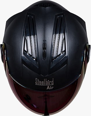 SBA-2 DASHING BLACK 600MM IRRIDIUM BLUE VISOR