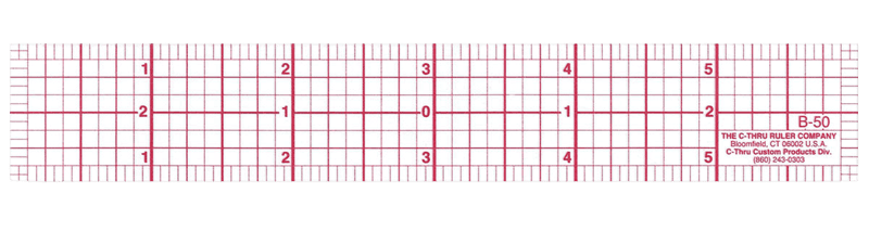 1 X 6 C-Thru Ruler