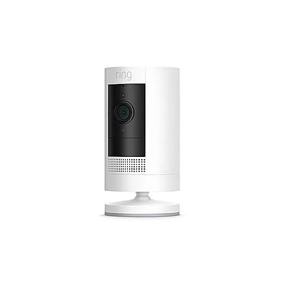 RING - Stick Up Cam Battery - White (ME)
