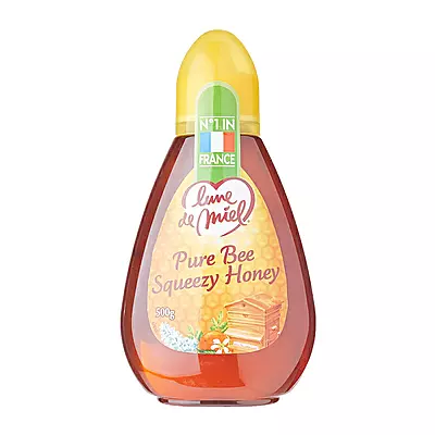 Lune de Miel - Organic Pure Bee Squeezy Honey - Made in France (142149) NET WT 250g.