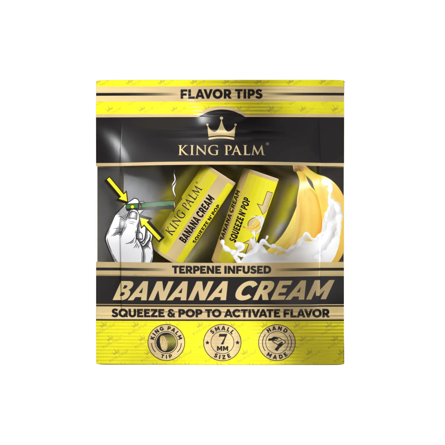 King Palm 2 Filters 7mm - Banana Cream