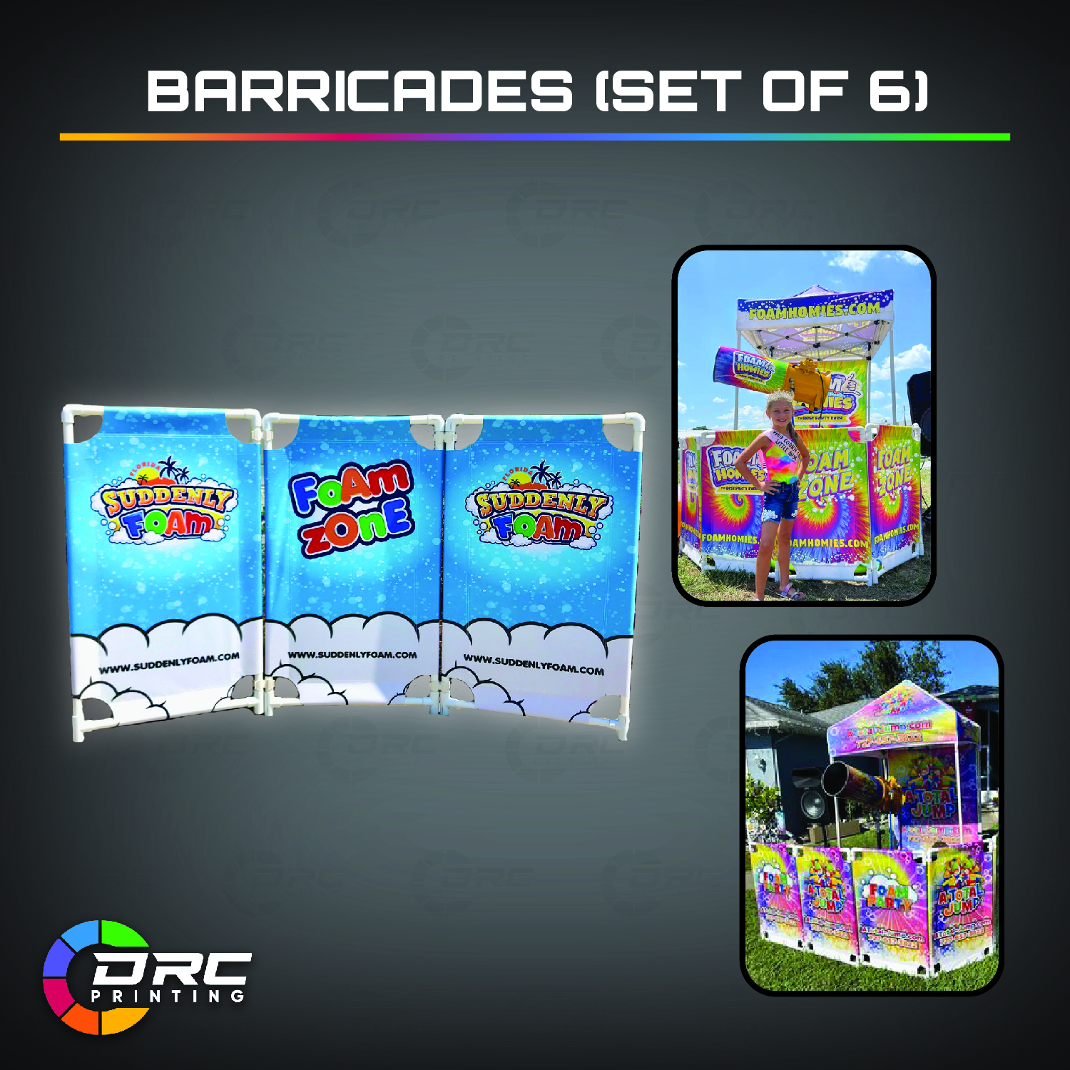 Copy of Foam Barricade Kit (Set of 6)