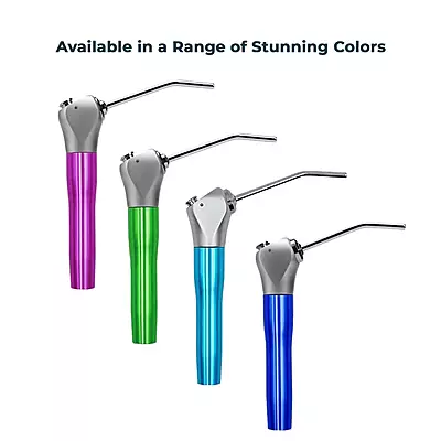 Waldent 3-Way Syringe With Two Autoclavable Tips - Green Waldent 3-Way Syringe With Two Autoclavable Tips - Green