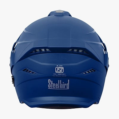 STEELBIRD SBH-23 ISS AVA DASHING WITH PEAK BLUE C/V (L)
