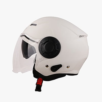 STEELBIRD SBH-31 DRX DASHING WHITE C/V (L)