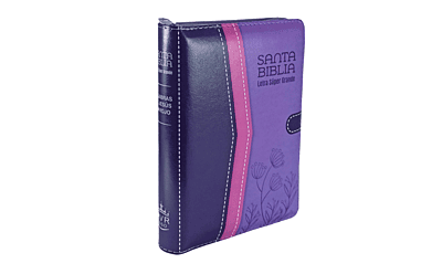 Biblia Compacta de 11 Puntos Color Lila Biblia Compacta de 11 Puntos Color Lila
