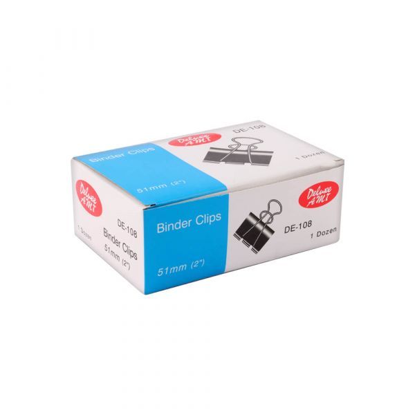 BINDER CLIP 51MM (12X1) DELUXE
