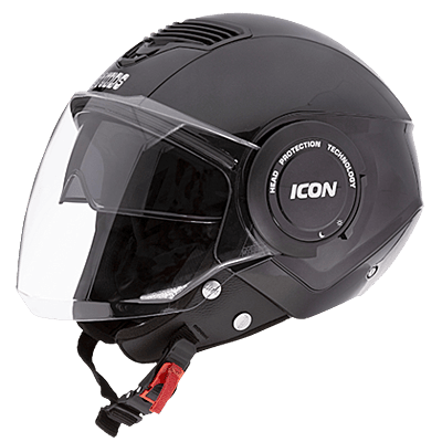 STUDDS ICON MATT BLACK D/V (L)