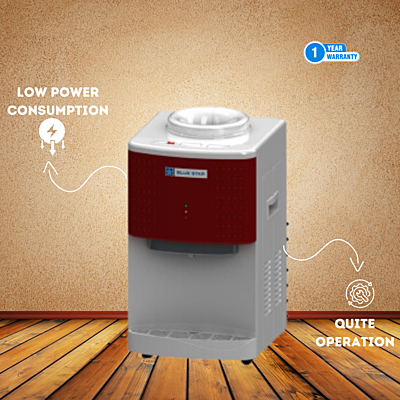 Blue Star Water Dispenser BWD1TTGB (Table top) with Low Power Consumption and Quite Operation