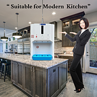 Suitable for Modern Kitchen:  Blue Star Child-Safe Water Dispenser-BWD3TTUA (Table top)