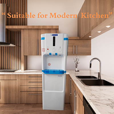 Suitable for Modern Kitchen: Blue star Water dispenser BWD3FMCUA with storage Cabinet