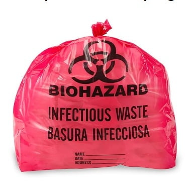 Bolsa para Basura Biopeligrosa - 7-10 Gal Bolsa para Basura Biopeligrosa - 7-10 Gal