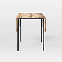 Drop Leaf Metal And Wood 4 Seater Dining Table Drop Leaf Metal And Wood 4 Seater Dining Table
