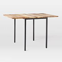 Drop Leaf Metal And Wood 4 Seater Dining Table Drop Leaf Metal And Wood 4 Seater Dining Table