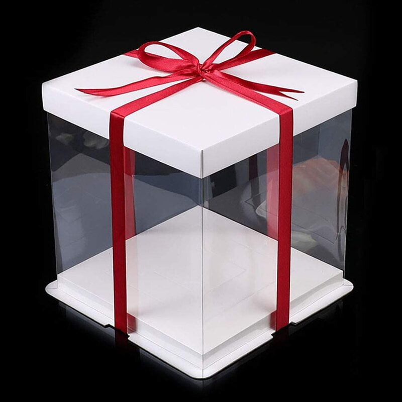 Crystal Cake Boxes 2 tier Crystal Cake Boxes 2 tier