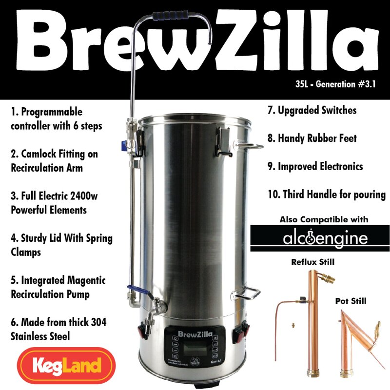 BrewZilla All In One 35lt. GEN3.1.1 BrewZilla All In One 35lt. GEN3.1.1