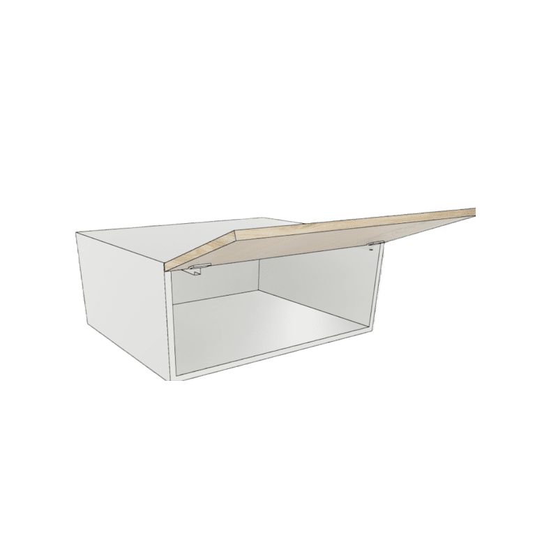 BRIDGE WALL CABINET 1 DOOR FLIP UP FULL DEPTH