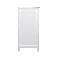 William Chest Of Drawer In White William Chest Of Drawer In White