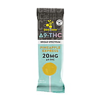 Delta-9 THC Terpene Lollipops - Pineapple Express | 1 Case of 10 Delta-9 THC Terpene Lollipops - Pineapple Express | 1 Case of 10