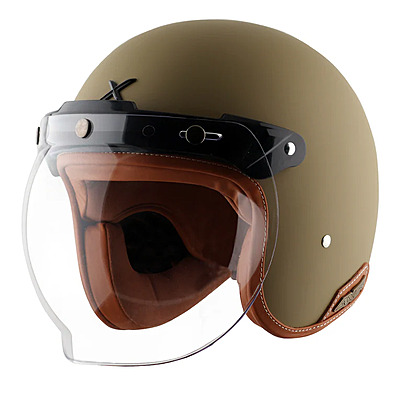 AXOR RETRO JET LEATHER DULL DESERT STORM (L)