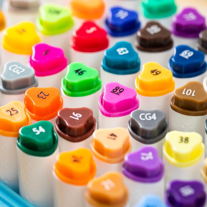 DELI C187-24 SKETCH MARKERS COLORUN DUAL-TIP