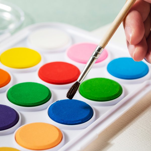 DELI C20-8 WATERCOLOR PAINTS 8 COLORS