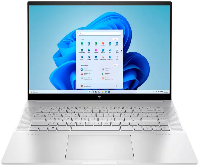 (6547)HP ENVY 2 IN 1 16" WIDE ULTRA XGA TOUCHSCREEN LAPTOP INTEL CORE ULTRA 7 16GB MEMORY 1TB SSD GLACIER SILVER