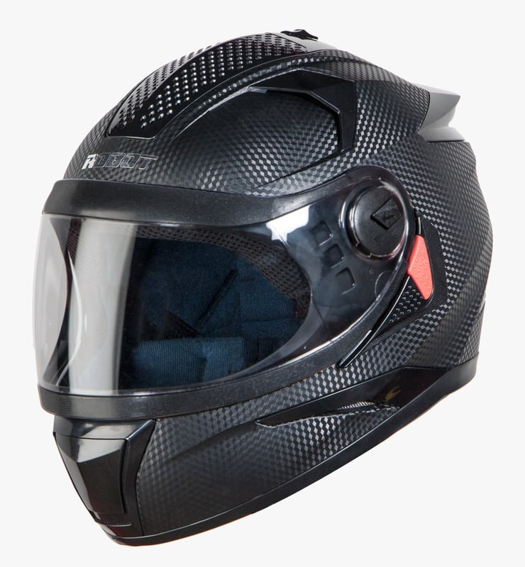 STEELBIRD SBH-17 ROBOT DASHING BLACK C/V (L)