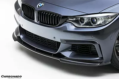 BMW 4 Series F32/F33/F36 M Sport VRS Style Carbon Fiber Front Lip (2014–2017)