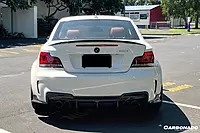 2008–2013 BMW 1M RZ Style Carbon Fiber Rear Lip & Diffuser Undertray