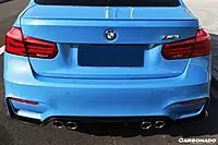 BMW M3 F80 & M4 F82 D Style Carbon Fiber Rear Diffuser (2014–2020)