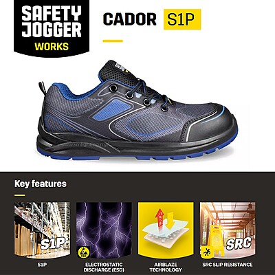 Safety Jogger Cador Blue - Safety shoes - Size 42 Safety Jogger Cador Blue - Safety shoes - Size 42