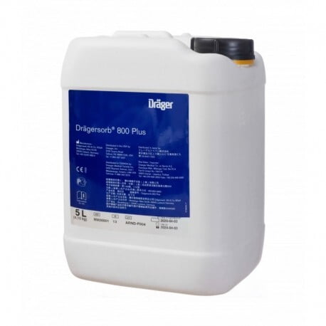 Cal Sodada con indicador de color 16 kg cubeta de 19L Cal Sodada con indicador de color 16 kg cubeta de 19L