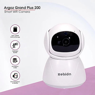 Zebion Argoz Grand Plus 200 Smart Wifi Camera Zebion Argoz Grand Plus 200 Smart Wifi Camera