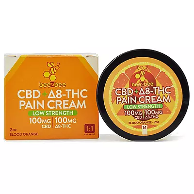 Delta-8 THC Pain Cream, Low Strength | 1 Jar