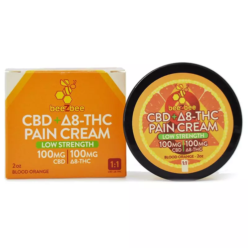 Delta-8 THC Pain Cream, Low Strength | 1 Jar Delta-8 THC Pain Cream, Low Strength | 1 Jar
