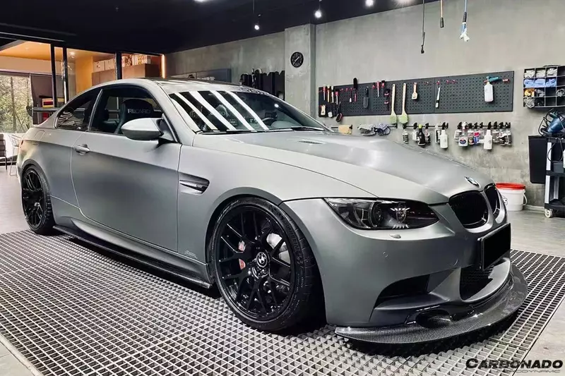 2008–2012 BMW M3 E92/E93 ET Style Carbon Fiber Side Skirts Under Board