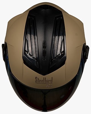 SBA-2 MATT DESERT STORM/GOLD VISOR 580MM