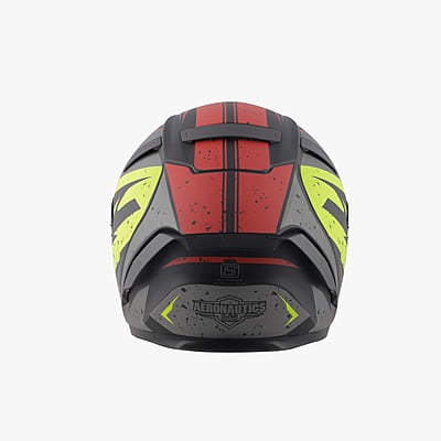 STEELBIRD SA-2 BREEZER MATT BLACK/GREY C/V 580 MM WITH EXTRA VISOR (SH)