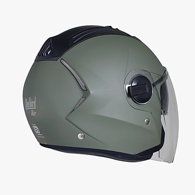 SBA-3 HURRICANE WITH INNER SMOKE SUN SHIELD MATT BATTLE GREEN C/V (L)