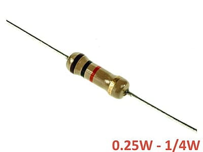 RESISTANCE 18E 1/4W